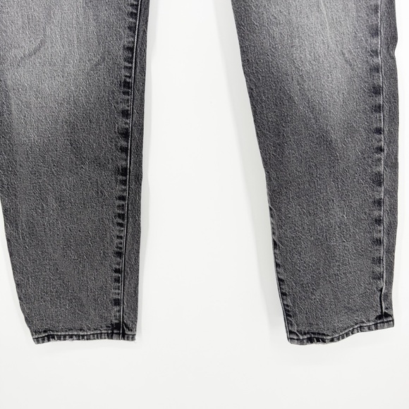 Good American Good Girlfriend High Waist Straight Leg Jeans In Black217 Sz 10/30 - Picture 7 of 12